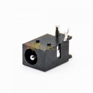 Metal Power Sockets Male Through Hole Solder Lug DC Power Connector Plastic