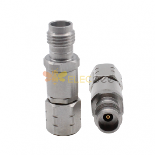 1.85mm Male Plug to 2.4mm Female Jack Coaxial Adapter Stainless Steel Connector 50GHz