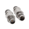 2.4mm Female Jack to SMA Female Jack Coaxial Adapter Stainless Steel 18GHz High Frequency Connector