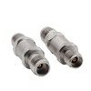 2.4MM Female to 2.92MM Female Coaxial Adapter High Performance Stainless Steel Connector 40GHZ Tester