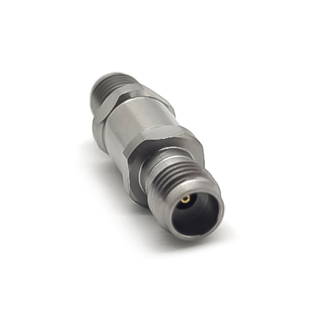 2.4MM Female to 2.92MM Female Coaxial Adapter High Performance Stainless Steel Connector 40GHZ Tester
