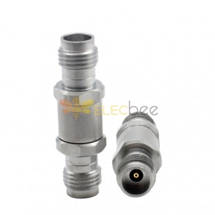 2.4MM Female to Female Straight Coaxial Adapter Connector 50GHZ High Performance Tester