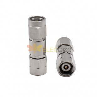 2.92MM Male to 2.4MM Male Coaxial Adapter Stainless Steel Connector 40GHZ Tester High Performance