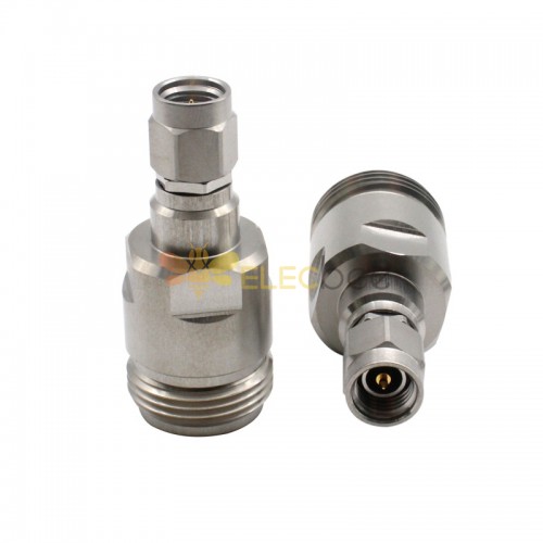 N Female to 3.5MM Male Coaxial Connector 18GHZ Tester Stainless Steel High Performance Adapter