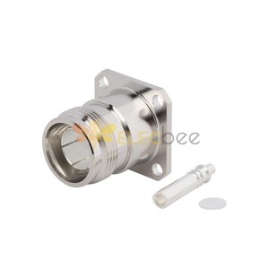 4.3/10 Conector Straight Female 4 Hole Flange para 0,250