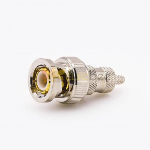 BNC Connector For RG58/RG142 Crimp Cable Male Straight