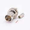 20pcs HD-SDI BNC Connector for Cable Female Vertical Type 180 Degree Crimp
