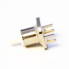 Plate Edge Mount BNC for PCB Female Straight Connector