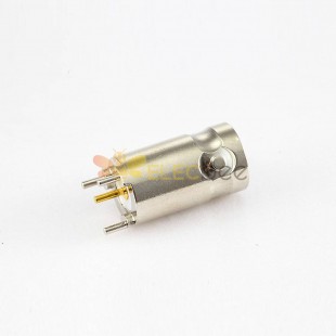 180 Degree BNC Connector for PCB Mount Female Through Hole