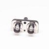 2pcs Dual BNC Connector Female Straight For PCB