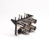 20pcs 5 Holes BNC Connectors Female Right Angled Through Hole for PCB