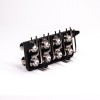 8 Holes BNC Connector Female Right Angled PCB Mount DIP Type 50 Ohm