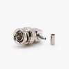 RG174 BNC Connector Male Right Angle 75Ω Crimp For Cable