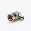 Right Angle BNC Connector Male Cable Mount Solder For SYV-75-5-1