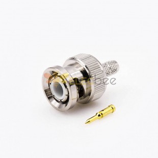 BNC Connector Crimp For RG58/RG142 Male Straight