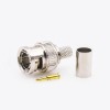 BNC RF 75Ω Connector For SYV-50-4 Crimp Male Straight