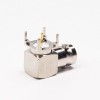 20pcs BNC 90 Degree Female Connector Through Hole for PCB Mount 75 Ohm