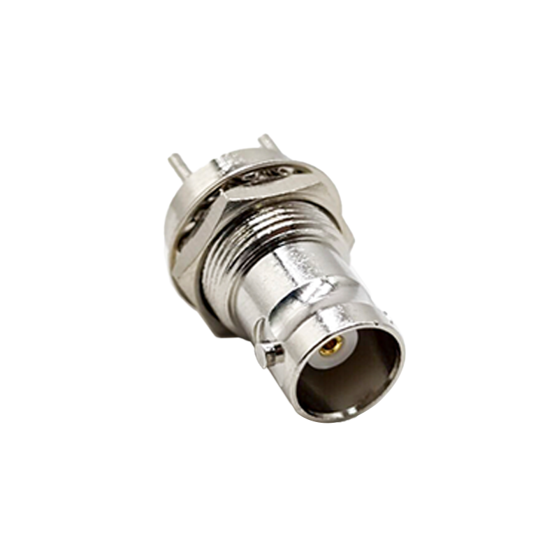 BNC Connector Bulkhead Coaxial Jack Straight for PCB