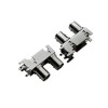 BNC Connector CCTV Camera Jack Angled Dual for PCB