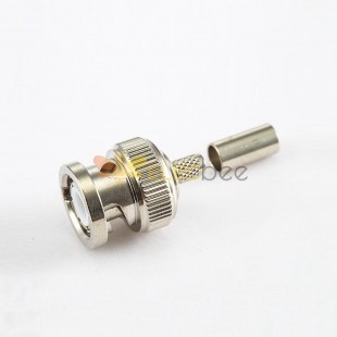 BNC Connector Crimp SYV50-2 Cable Male Straight