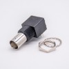 20pcs BNC Connector Auto Black Angled Jack for PCB