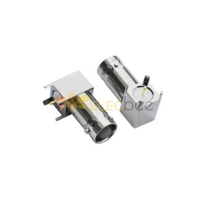 BNC Connector Electrical Angled Female Coax pour PCB