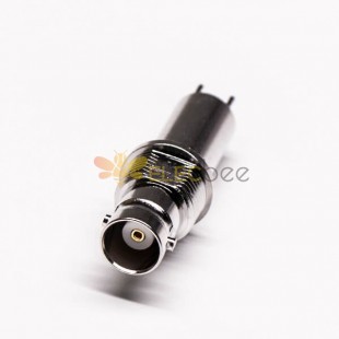 BNC Connector Extended Female Vertical Type Attraverso foro per PCB 50 Ohm
