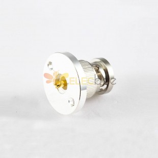 BNC Connector for Cable Solder Cup Male 180 Degree Circle Flange