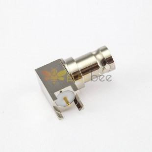 BNC Connector for PCB Through Hole Female 90 Degree