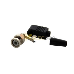 BNC Connector for RG58 Cable Angled Male