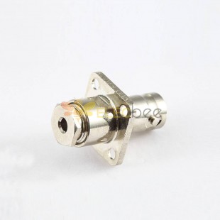 BNC Connector for SYV50-2 Cable Female 180 Degree With 4 Hole Flange clamp