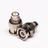 BNC Connector Male Straight Injection Molding for Cable with Knurl