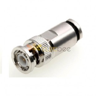 BNC Connector Male Type Clamp Cable 50 Ohm