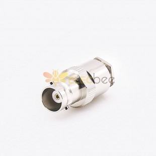 BNC Connector Nut Female Staright Clamp for SYV-50-5-1 Cable
