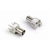 BNC Connector Panel Coaxial Mount Straight Female Zinc Alloy