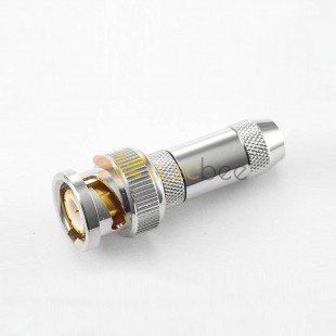 BNC Connector Solder for Cable SYV75-3 Male Straight