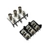 20pcs BNC Connector to RCA 2x3 Female for PCB Mount 75 Ohm