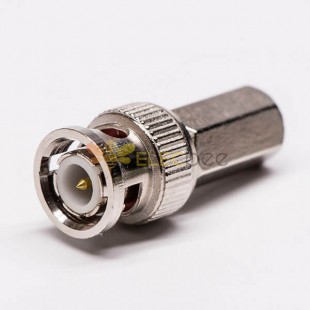 BNC Connector Twist on Straight Male for Cable 50 Ohm