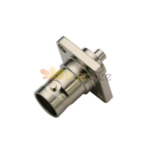 BNC Connector Waterproof 4 Hole Square Flange Jack for Cable UT085