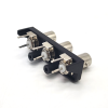 BNC Connectors Female 3x1 Straight for PCB Mount