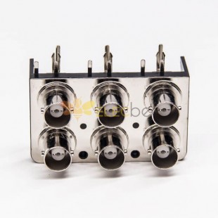 BNC Connectors for Sale Coaxial Jack Angled 2x3 PCB Mount