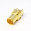 BNC Female Connector Gold Plating Angled Degree for PCB Mount 1.7mm Through Hole 75Ohm