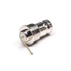 BNC Female Connector Right Angled Nickel Plating RollingType