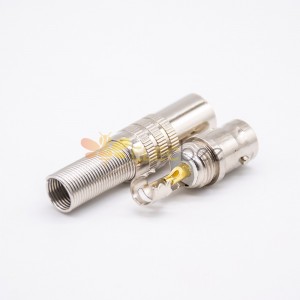 BNC Femelle pour câble Straight RF Connector Locking Wire