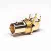 BNC Jack Connector Right Angled Bulkhead pour PCB Mount