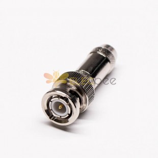 BNC Male Connector Twist On Vertical with Straight knurl for Cable 50 Ohm