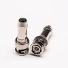 BNC Male Connector Twist On Vertical with Straight knurl for Cable 50 Ohm
