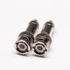 20pcs BNC Male Connector Twist On Type Vertical with Straight knurl for Cable