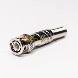 BNC Male Connector with Wires Straight for SYV-75-3