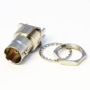 BNC Panel Mount Connector for PCB Mount 3.0mm Edge Mount Nickel Plating 75 Ohm